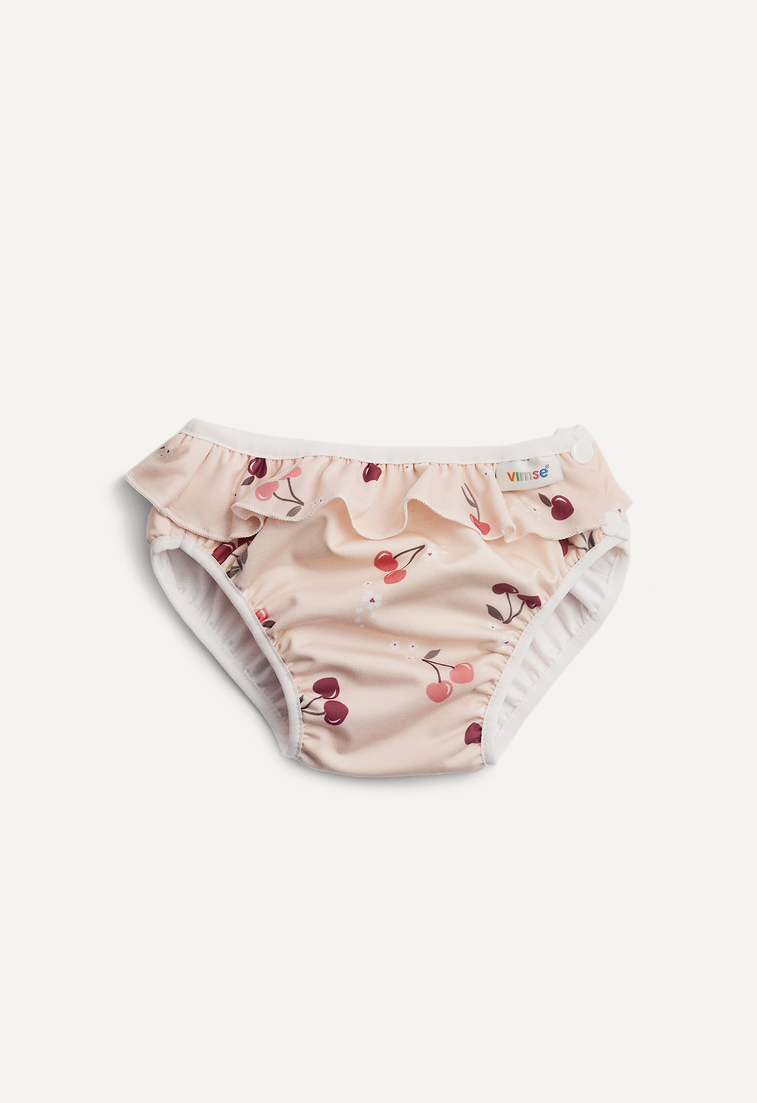Swim Diaper, Cherry Frill