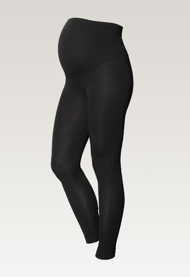 Maternity leggings Lyocell - Black gallery