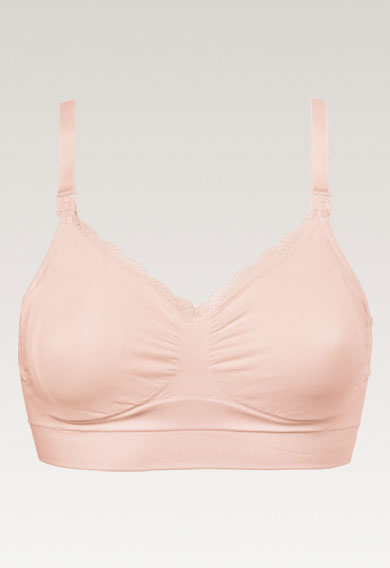Wireless nursing bra - Soft Pink gallery